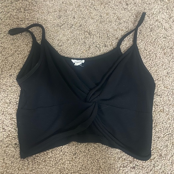 Garage Tops - Black crop top
